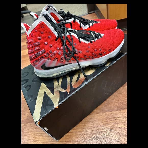 Nike Other - Nike LeBron XVII University Red White Black